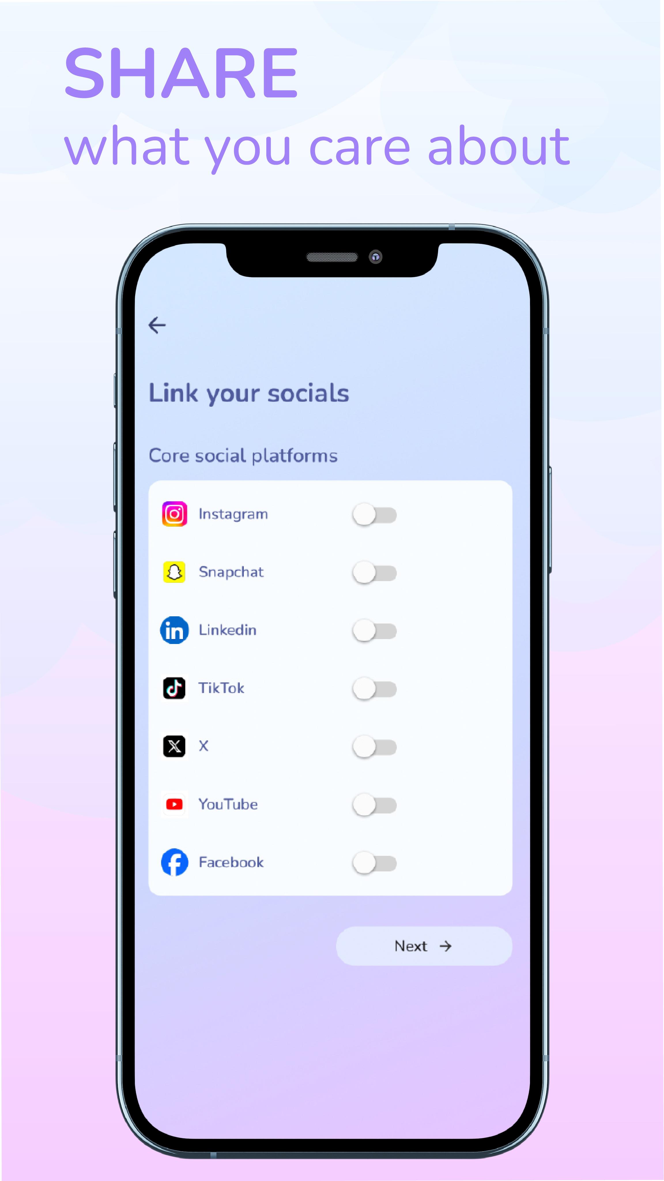 Share what you care about